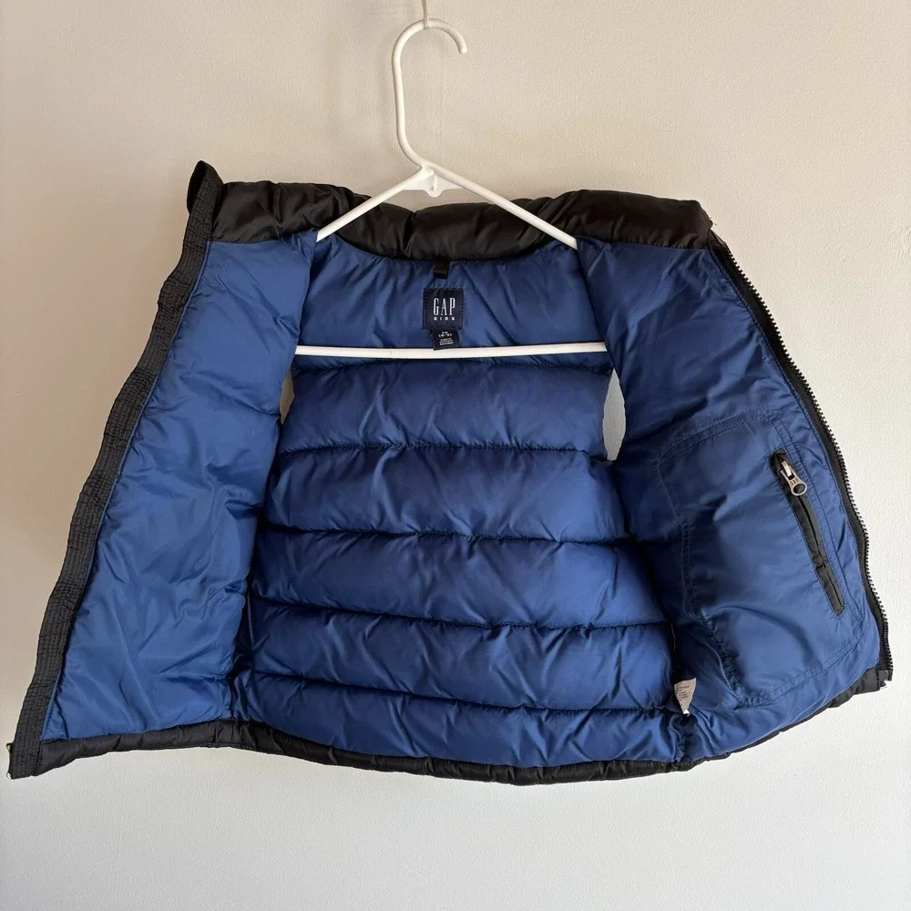 Gap Kids Full Zip Puffer‎ Vest Boys XS Size 4-5 Years Toddler Little Kid Coat